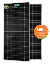 Bluesun JA 500w 550w 600w - Monocristallin, haute performance - Poly-Lab Industrie